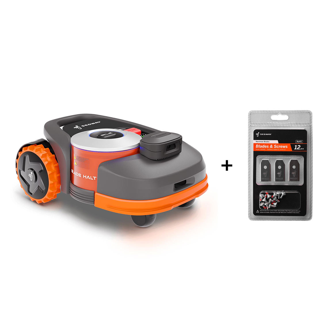 Segway Navimow H1500E-VF - kabelloser Mähroboter für bis zu 1500m² + gratis Ersatzmesser
