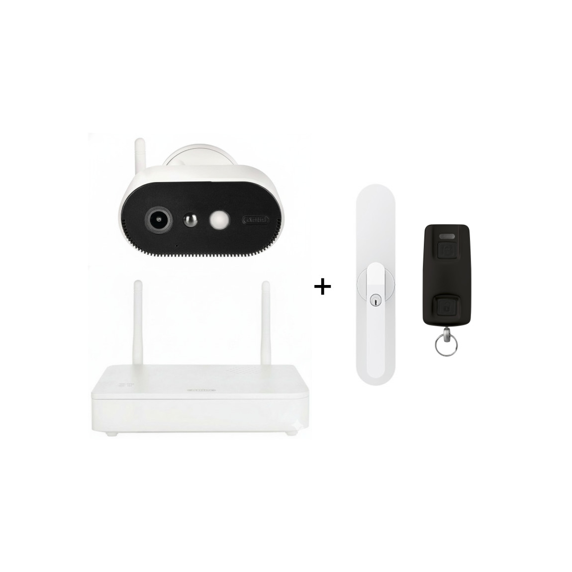 ABUS Wintecto One Fensterantrieb + Akku Kamera Pro + Basisstation + Fernbedienung