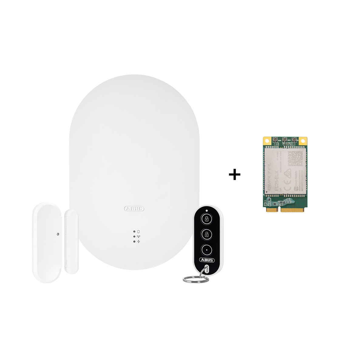 ABUS Smartvest Pro Funk-Alarmanlage - Starter-Set + Smartvest Pro Mobilfunk-Modul