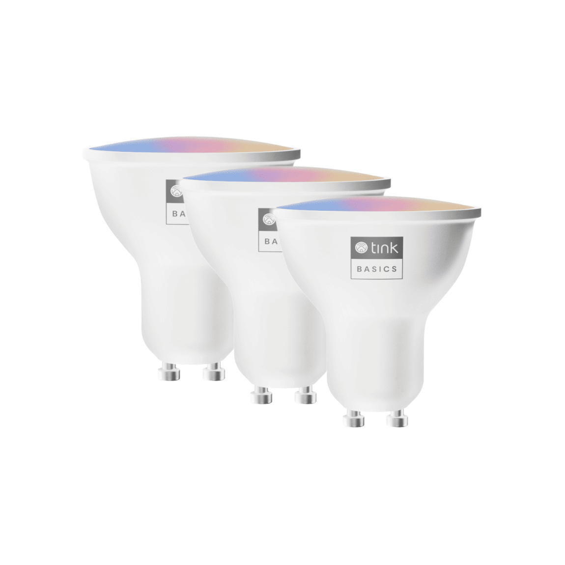 tink Basics Matter White & Color GU10 Bulb - Dimmbares Leuchtmittel - 3er-Set