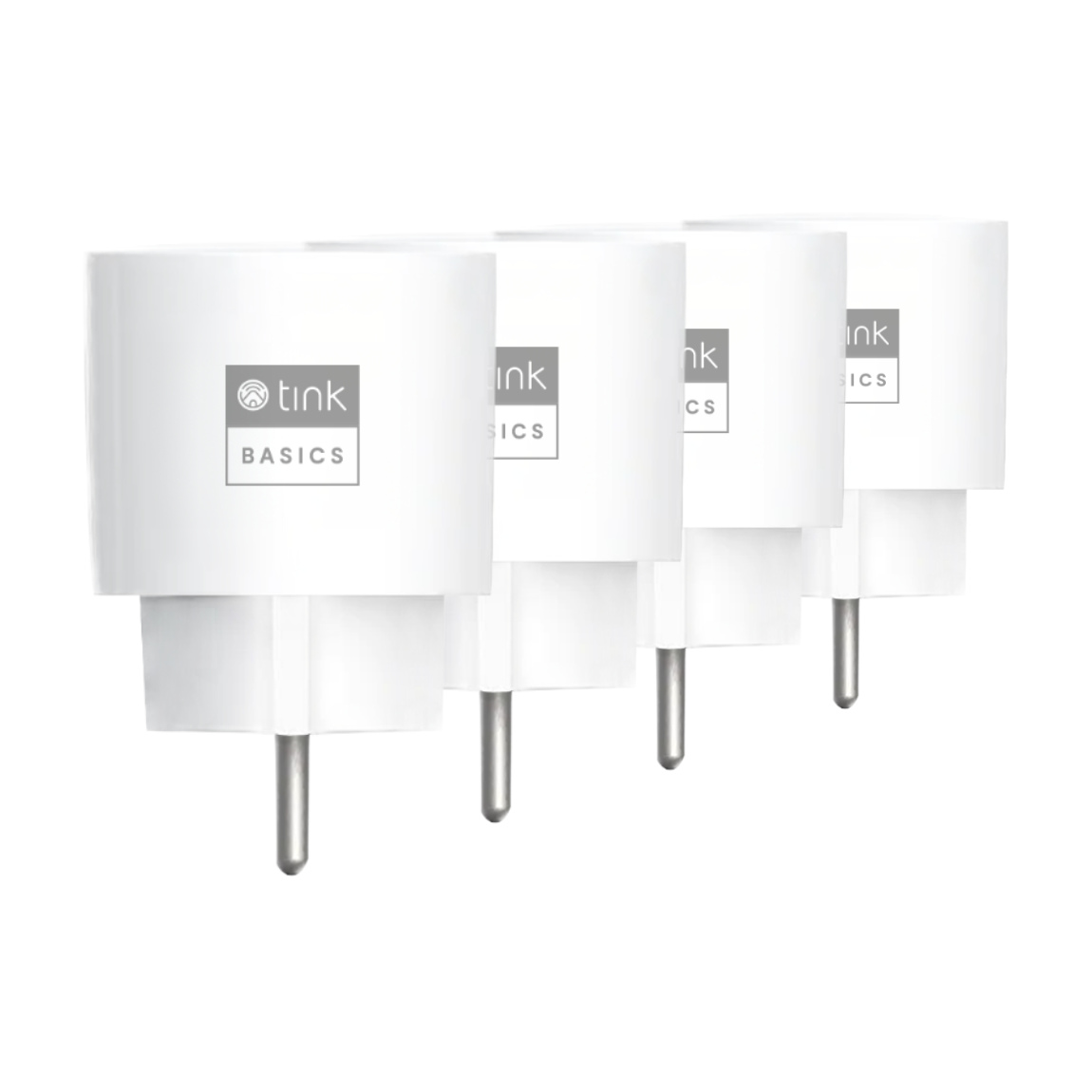 tink Basics Matter Smart Plug - Zwischenstecker - 4er-Set