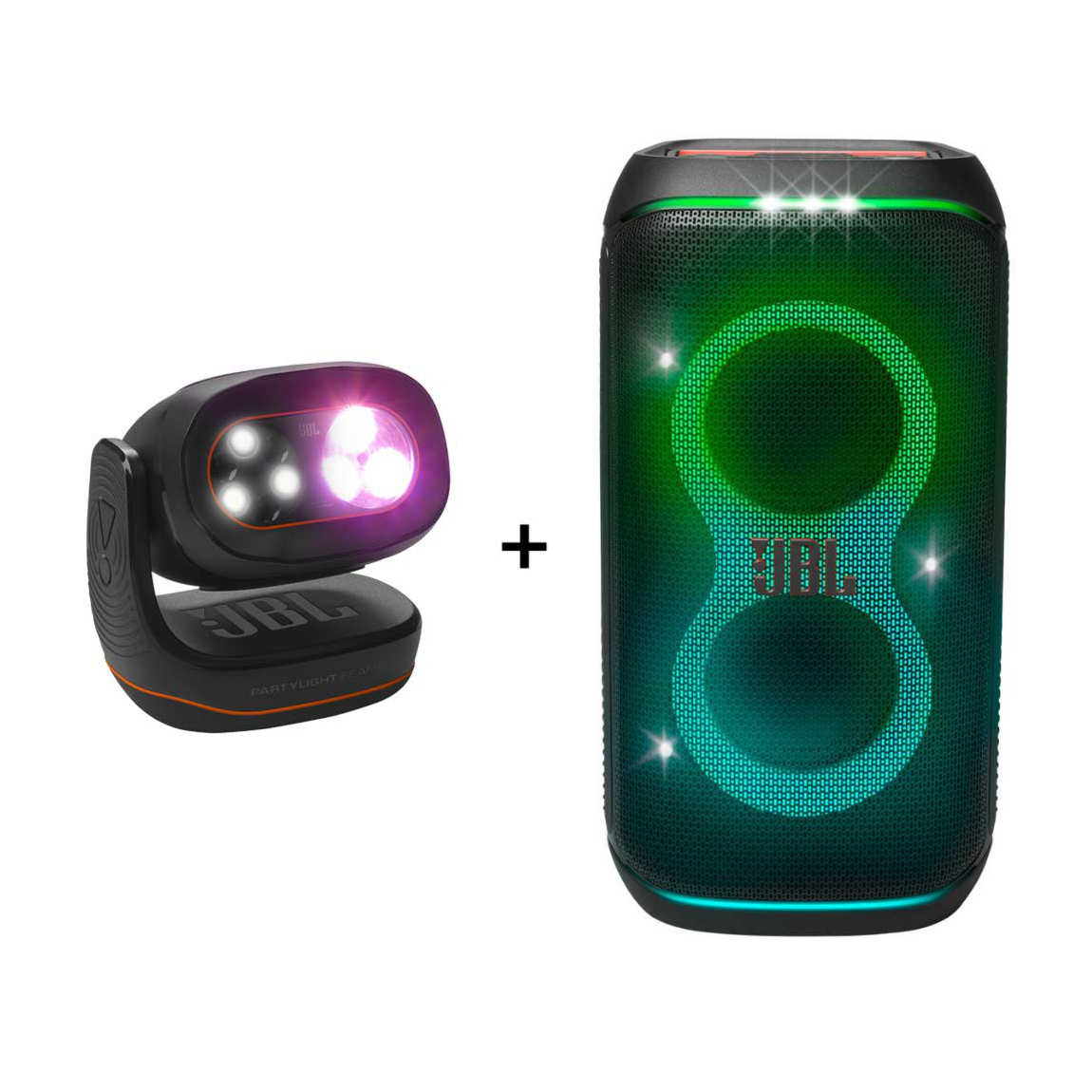 JBL Partylight Beam + PartyBox Club 120