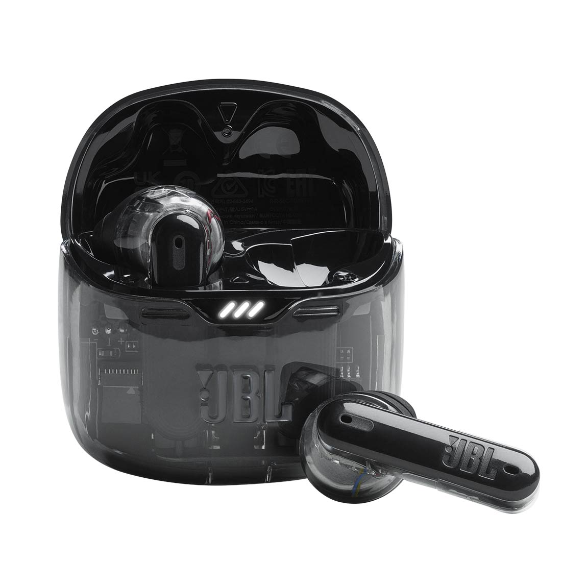 JBL Tune Flex Ghost - Kabellose In-Ear Kopfhörer mit Noise-Cancelling - Schwarz
