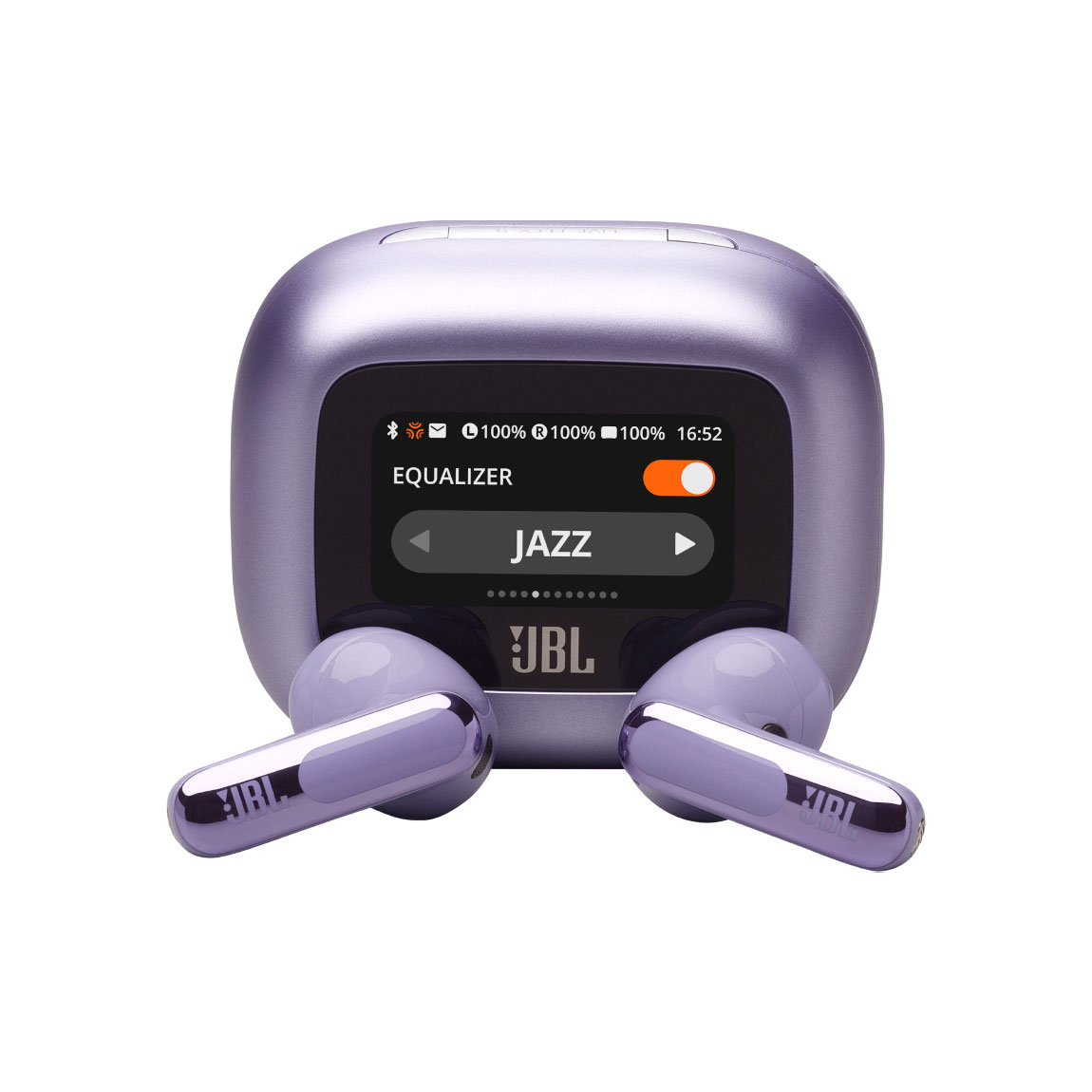 JBL Live Flex 3 - Kabelloser In-Ear Noise Cancelling Kopfhörer mit Smart Charging Case - Lila