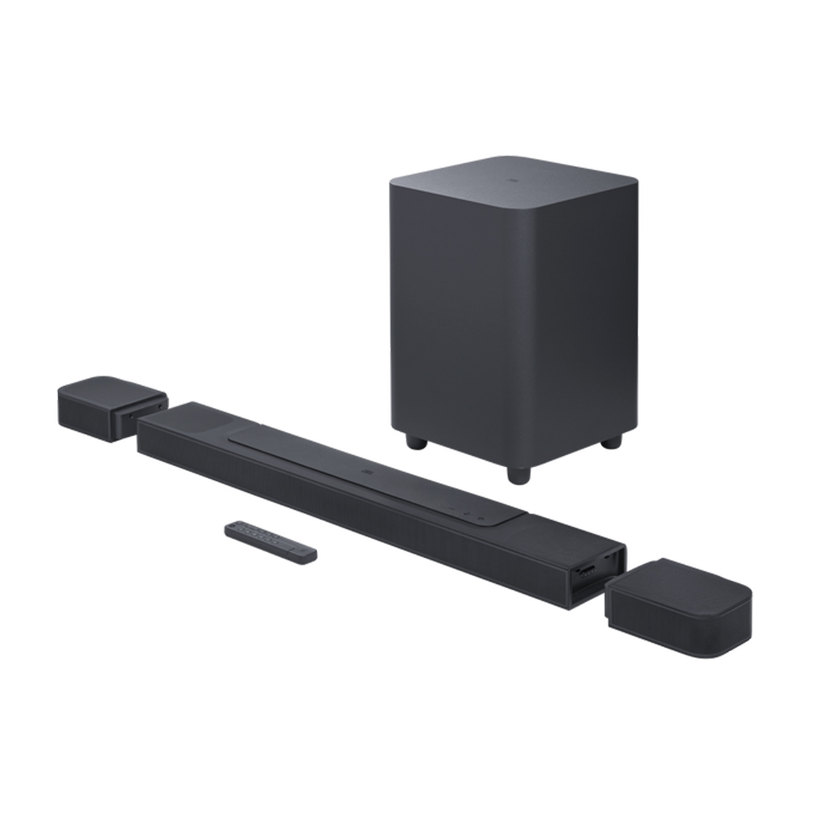 JBL Bar 1000 - 7.1.4 Dolby Atmos Soundbar mit Surround-Lautsprechern & kabellosem Subwoofer - Schwarz (+GRATIS Hombli Lichterkette)