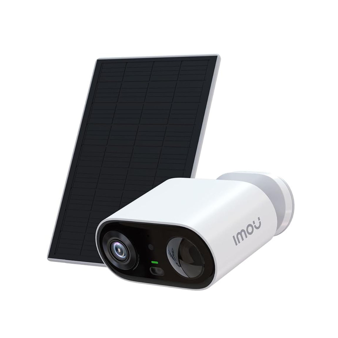 Imou Cell Go Full Color - 2K WLAN-Akku-Außenkamera mit Solarpanel & farbiger Nachtsicht - Weiß