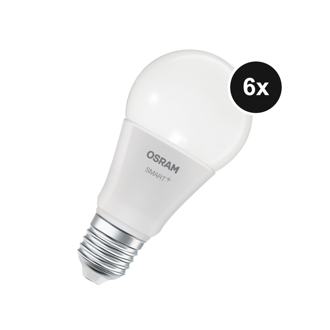 OSRAM Smart Classic Multicolour 9W 220V RGBW FR E27 - 6er-Set