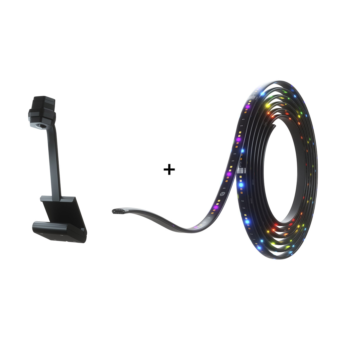 Nanoleaf 4D TV Screen Mirror + Lightstrips Starter Set - For TV up to 85'' / 216cm - Schwarz