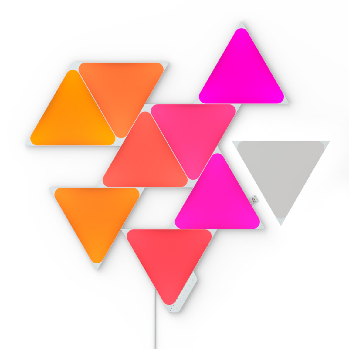 Nanoleaf Shapes Triangles Starter-Kit - 9er-Pack - Weiß