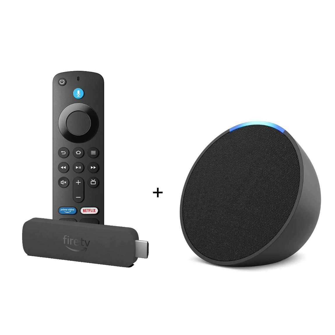 Amazon Fire TV Stick 4K Plus - Neueste Generation + Echo Pop