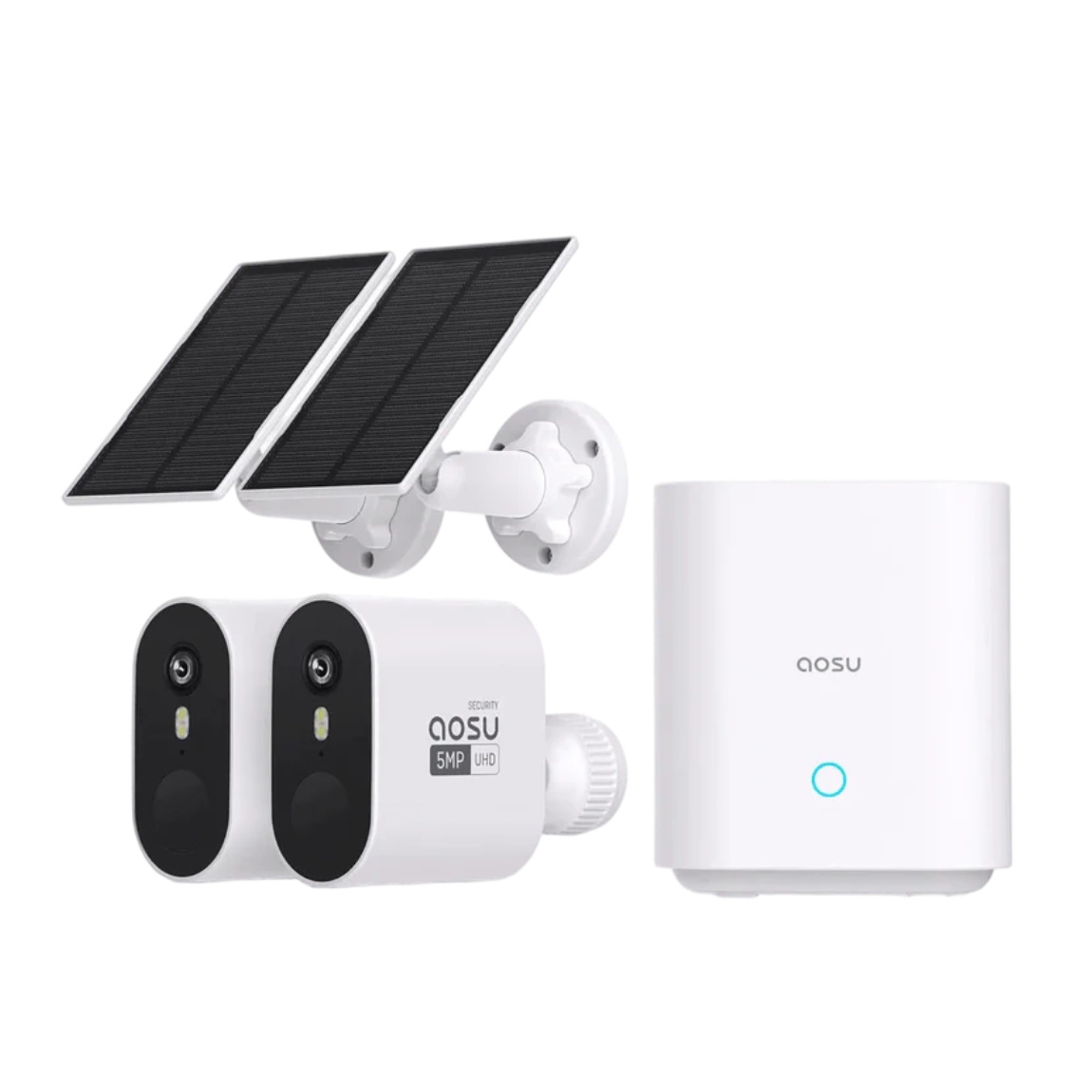 aosu SolarCam System Max-2 Cameras- Weiß