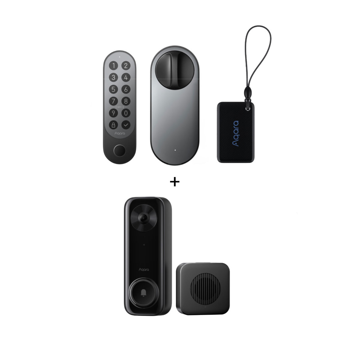 Aqara Doorbell Camera G400 Select (Wired) + tink Basics White & Color E27 Bulb - Matter