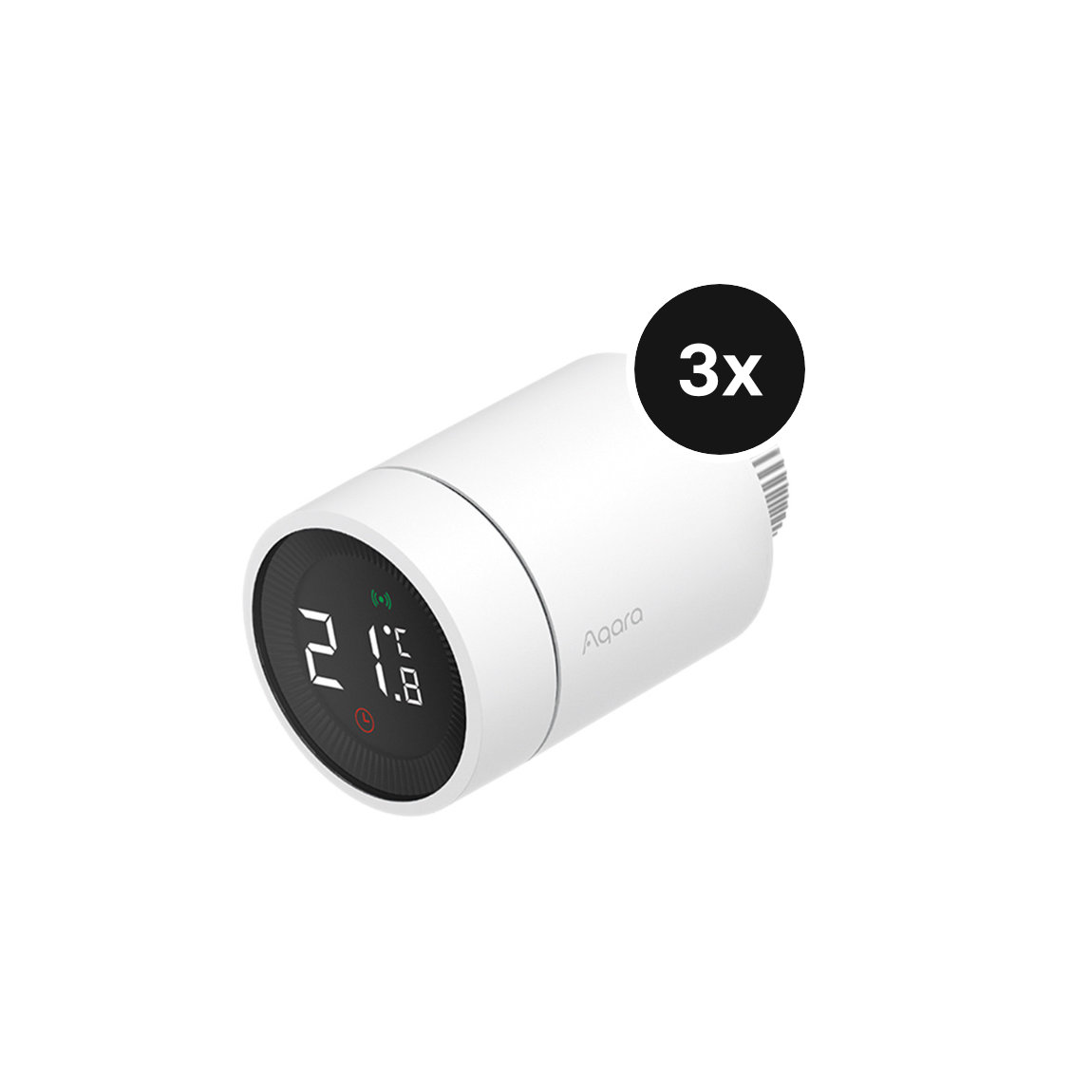 Aqara Radiator Thermostat E1 - Heizk&ouml;rperthermostat - 3er-Set - Wei&szlig;