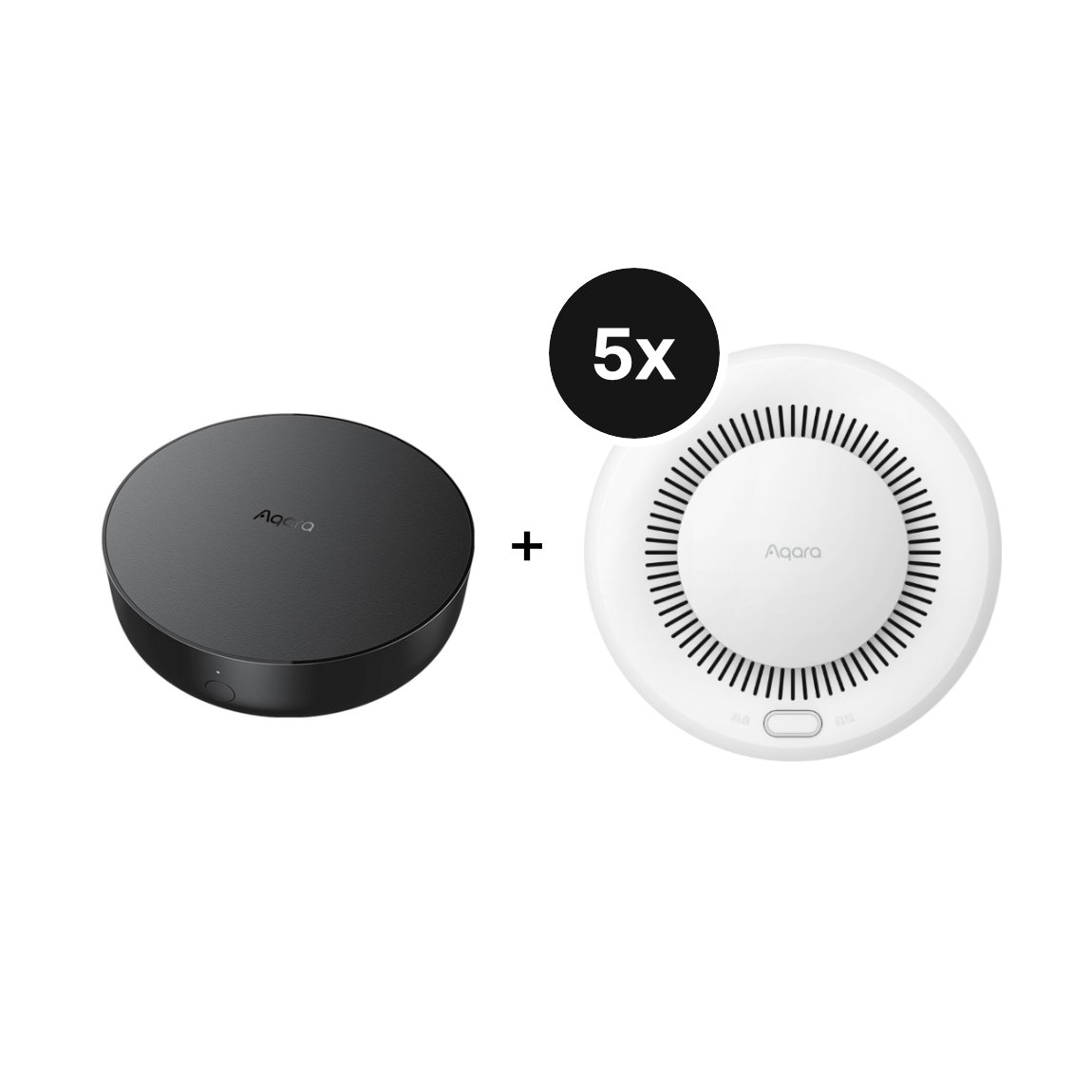 Aqara Starter Set - mit Hub M2 und 5 Rauchwarnmeldern