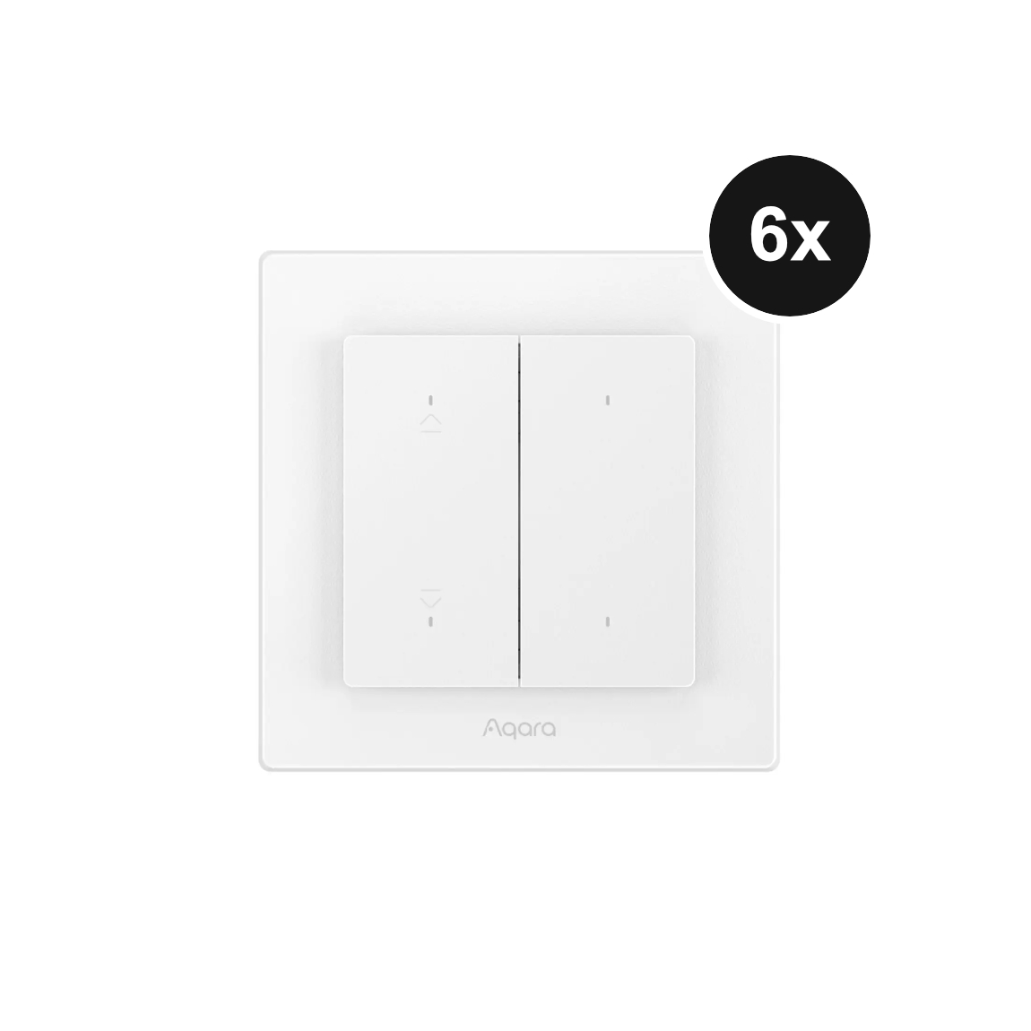 Aqara Shutter Switch H2 - Rollladenschalter - 6er-Set