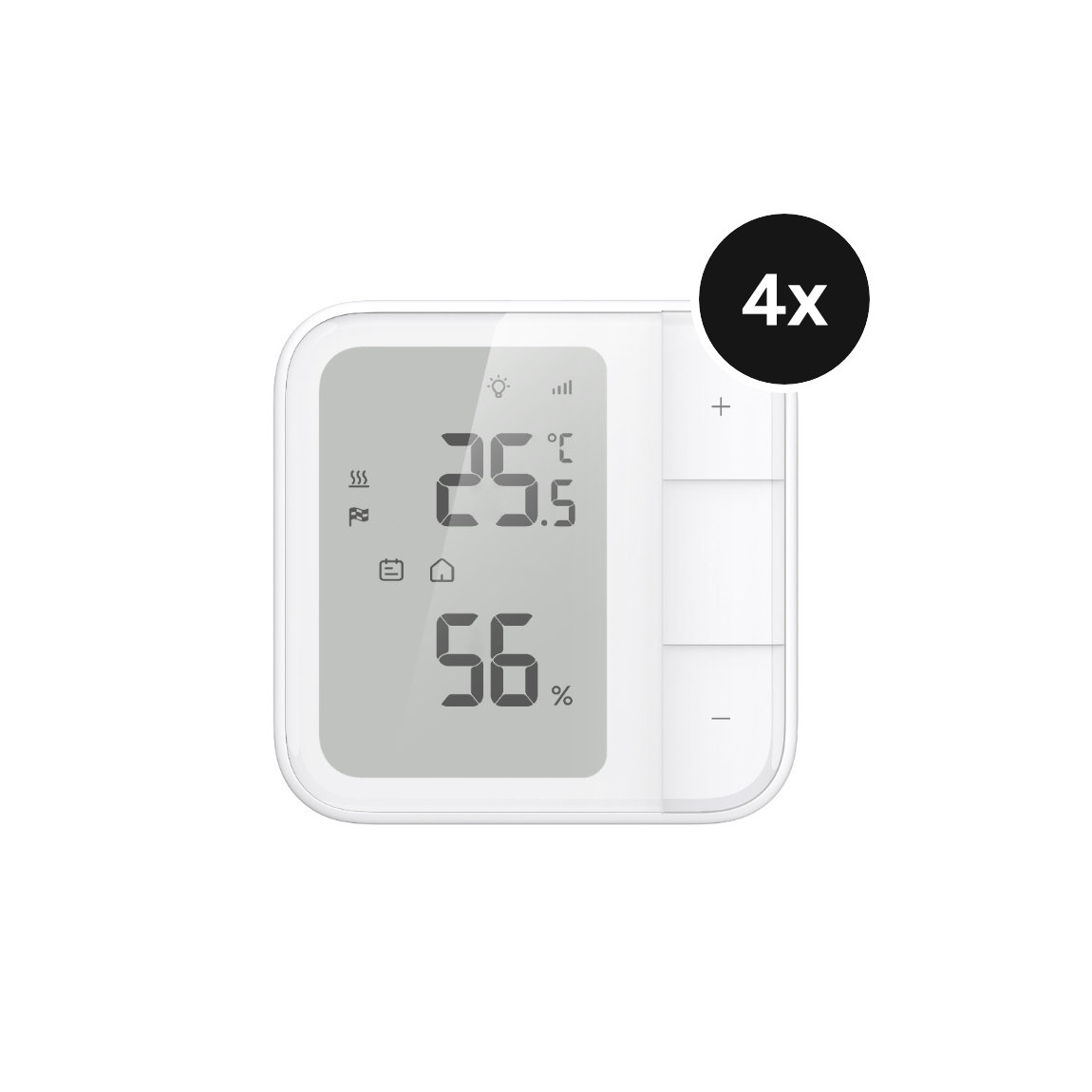 Aqara Floor Heating Thermostat W500 - Wandthermostat für Fußbodenheizungen - 4er-Set