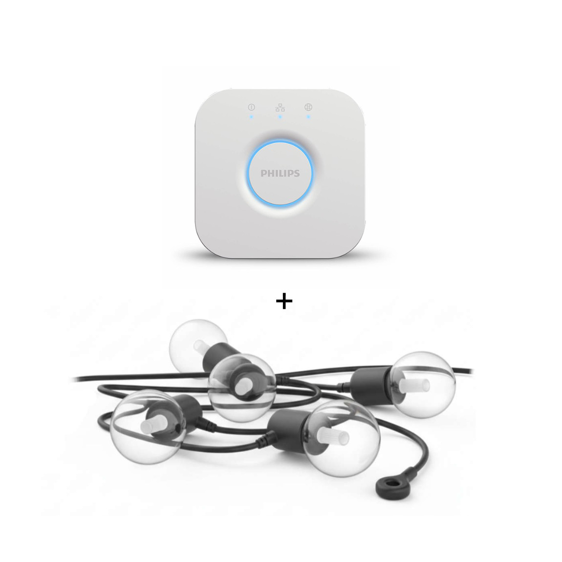 Philips Hue Festavia Globe Außenlichterkette - 14m + Bridge