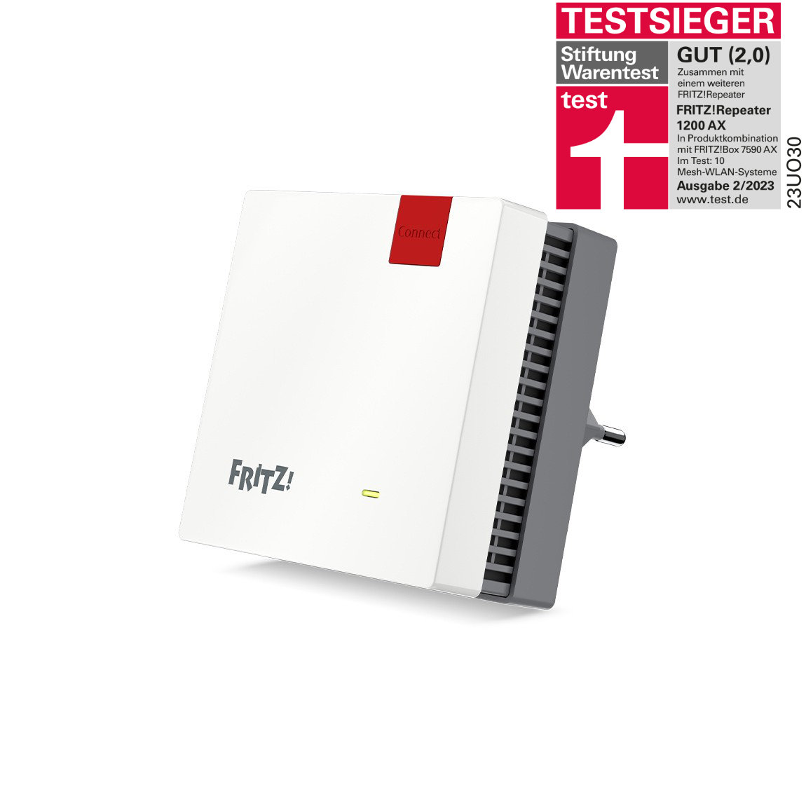 AVM FRITZ!Repeater 1200 AX - WLAN 6 Repeater - Weiß
