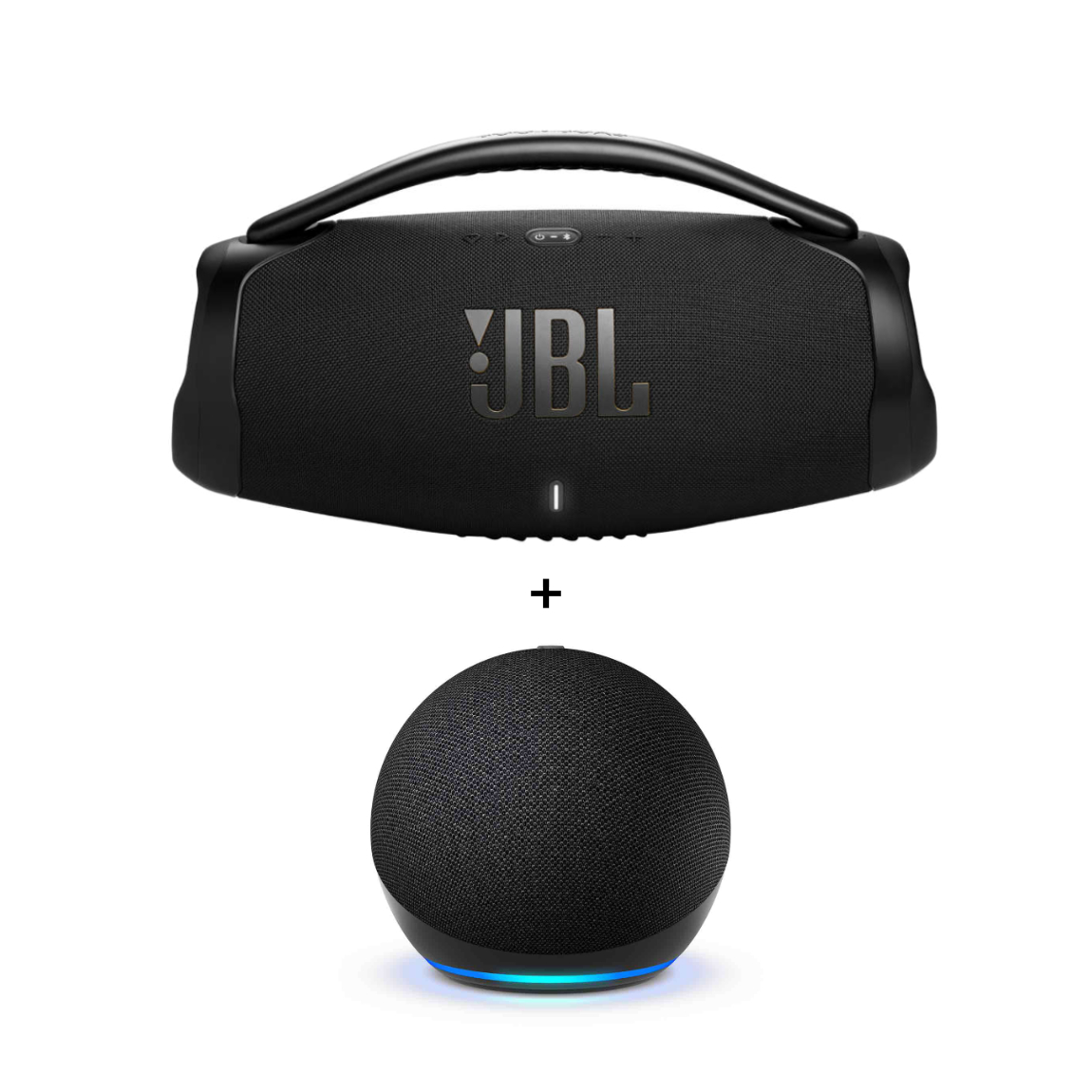JBL Boombox 3 Wi-Fi + Amazon Echo Dot (5th Gen.)