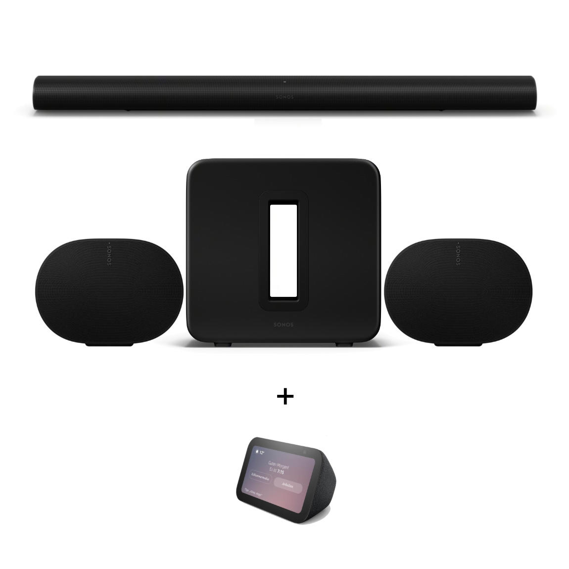 Sonos 9.1.4 Heimkino Set – mit Arc Ultra, 2x Era 300, Sub 4 + Apple HomePod mini