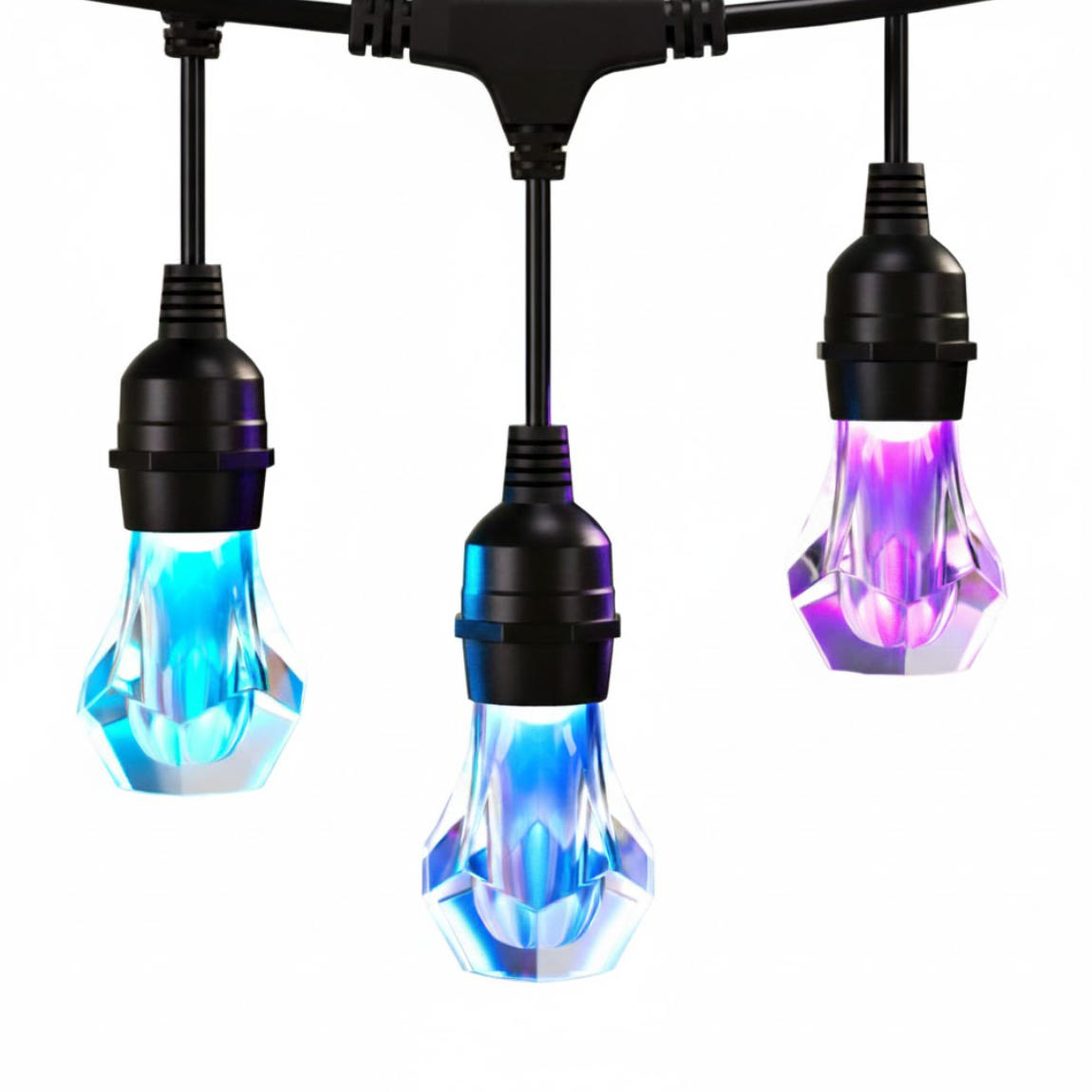 Nanoleaf Essentials Matter Smart Outdoor String Light Erweiterung - Schwarz