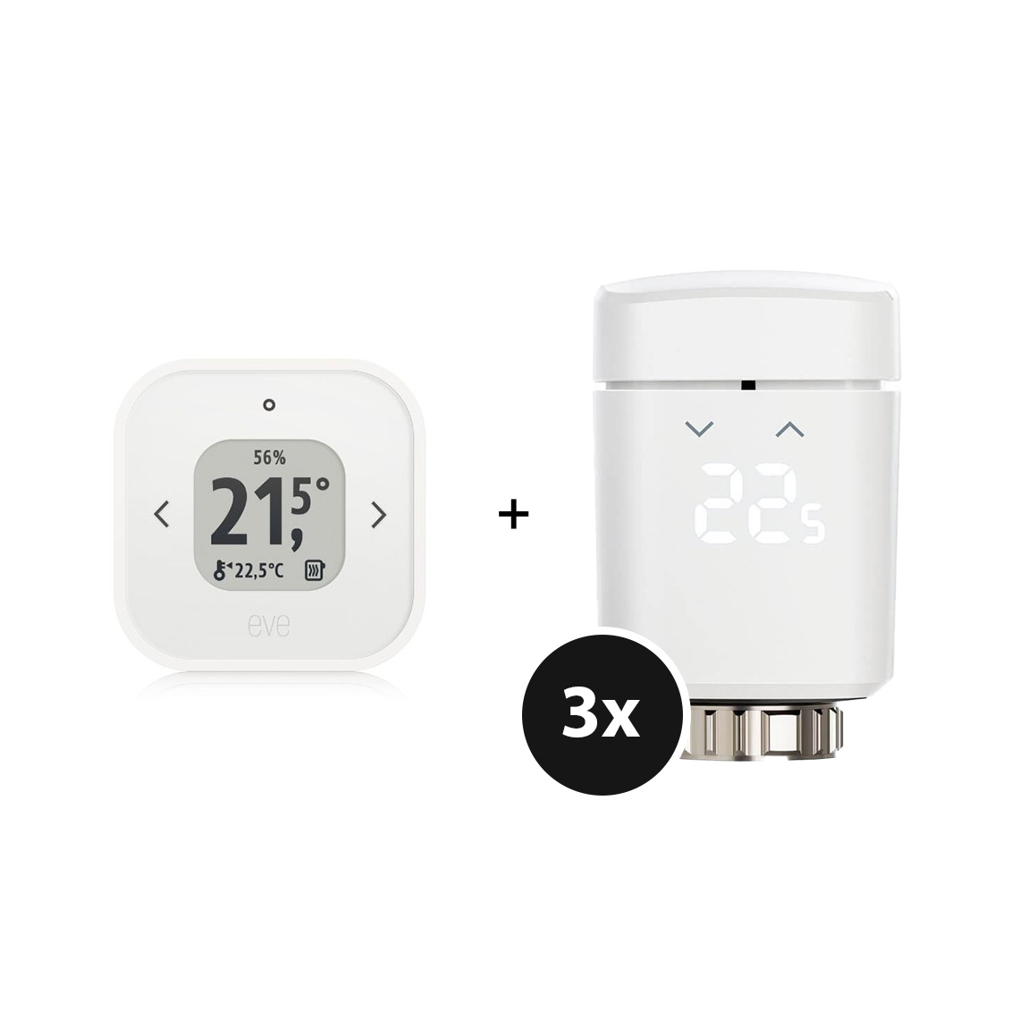 Eve Thermo Raumkomfort-Set - mit 3x Thermo Matter & Thermo Control Matter - Weiß