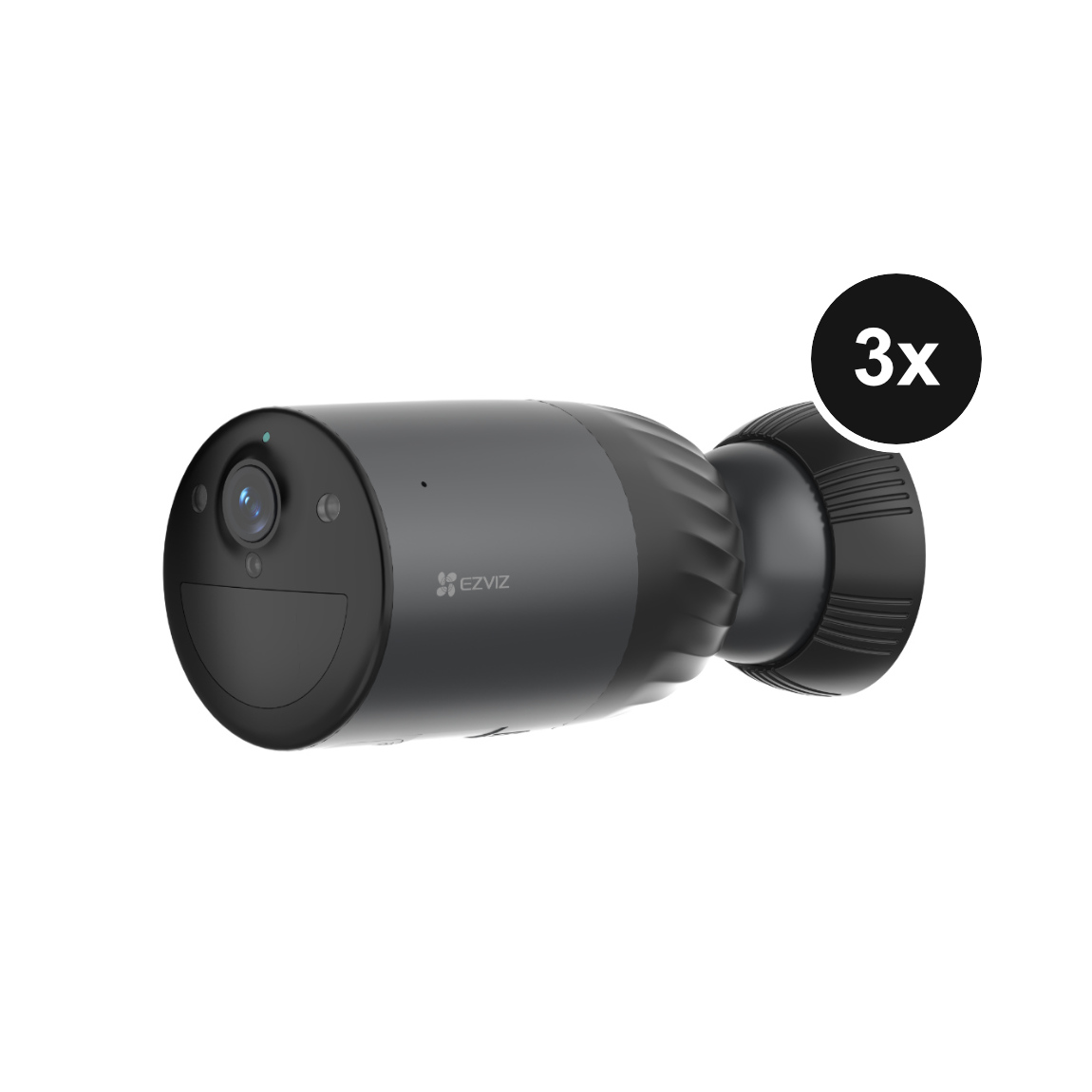 EZVIZ BC1C 4K Pro - Akkubetriebene WLAN-Sicherheitskamera - 3er-Set