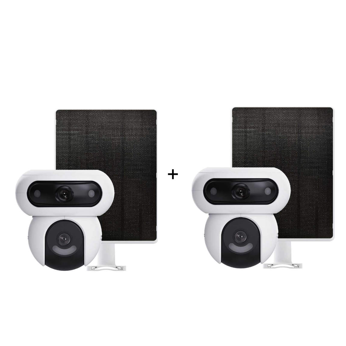 EZVIZ HB90 Dual-Kamera + Solarpanel - 8W - 2er Set