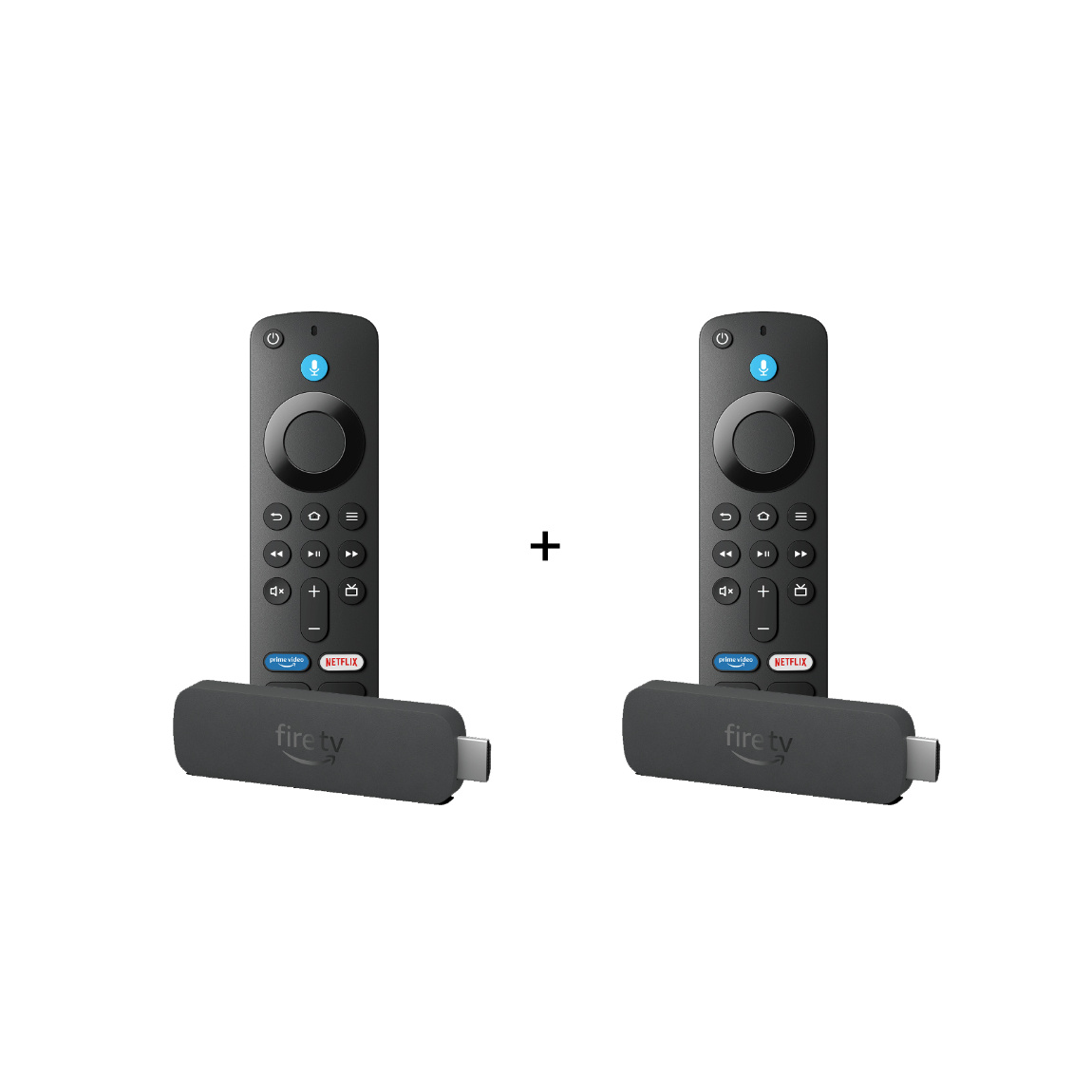 Amazon Fire TV Stick 4K Plus - Neueste Generation - Wi-Fi 6 und Alexa - 2er-Set