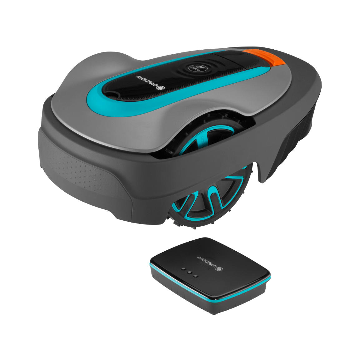 GARDENA Mähroboter smart SILENO city 600 m² Set - silber