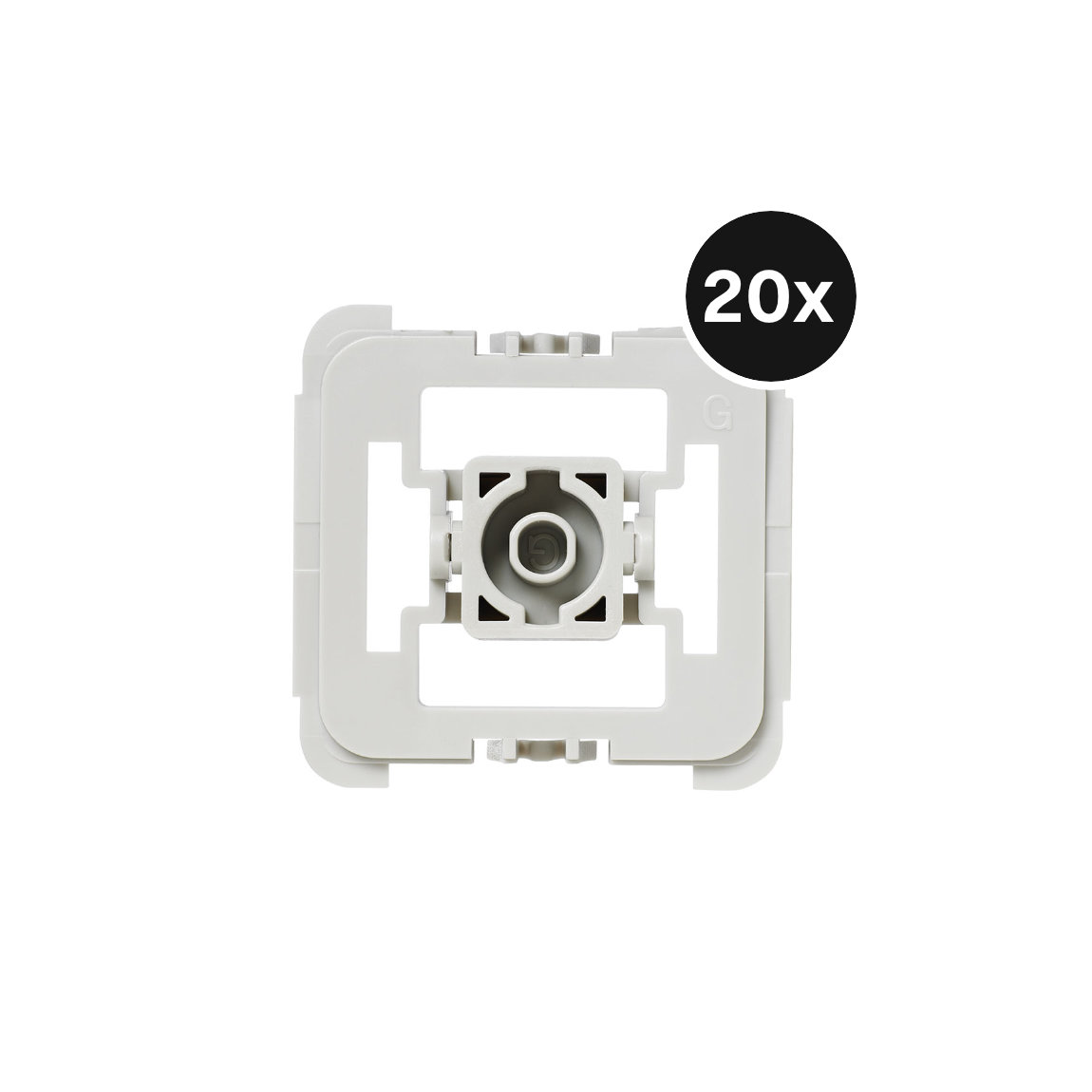 Homematic IP Homematic Adapter-Set Gira 55, 20er Set - Weiß