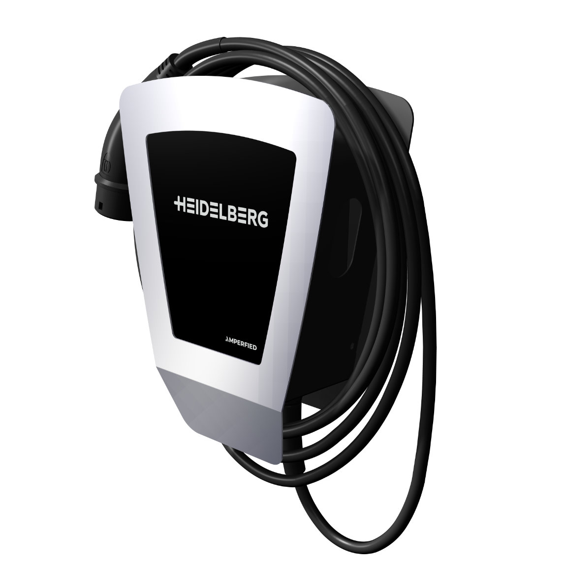 Heidelberg Wallbox Home Eco (EU) 12 kW mit 7,5 m Ladekabel - Schwarz