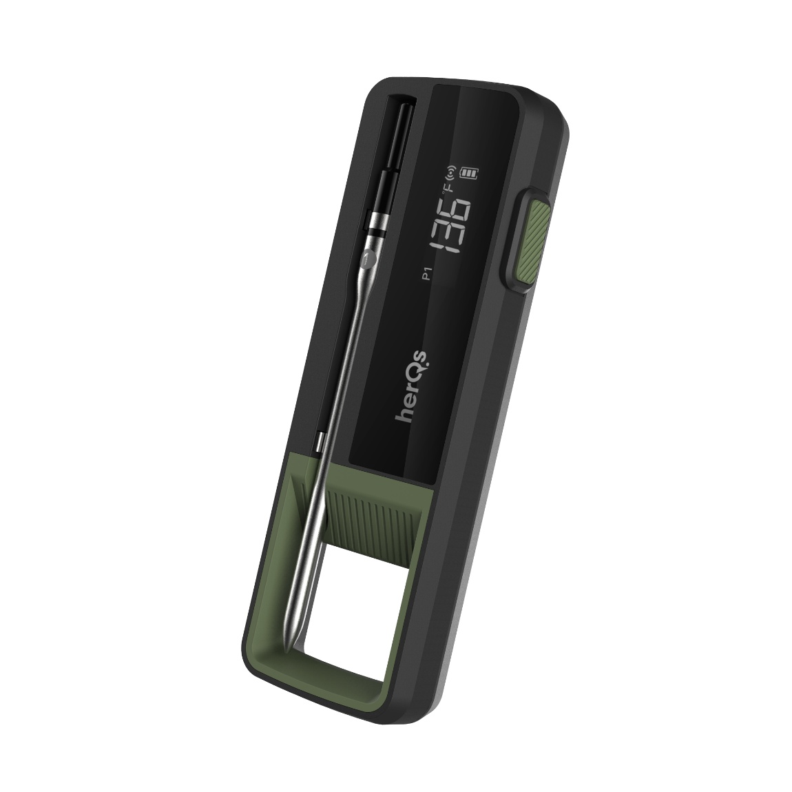HerQs Single Max - Fleischthermometer - Schwarz