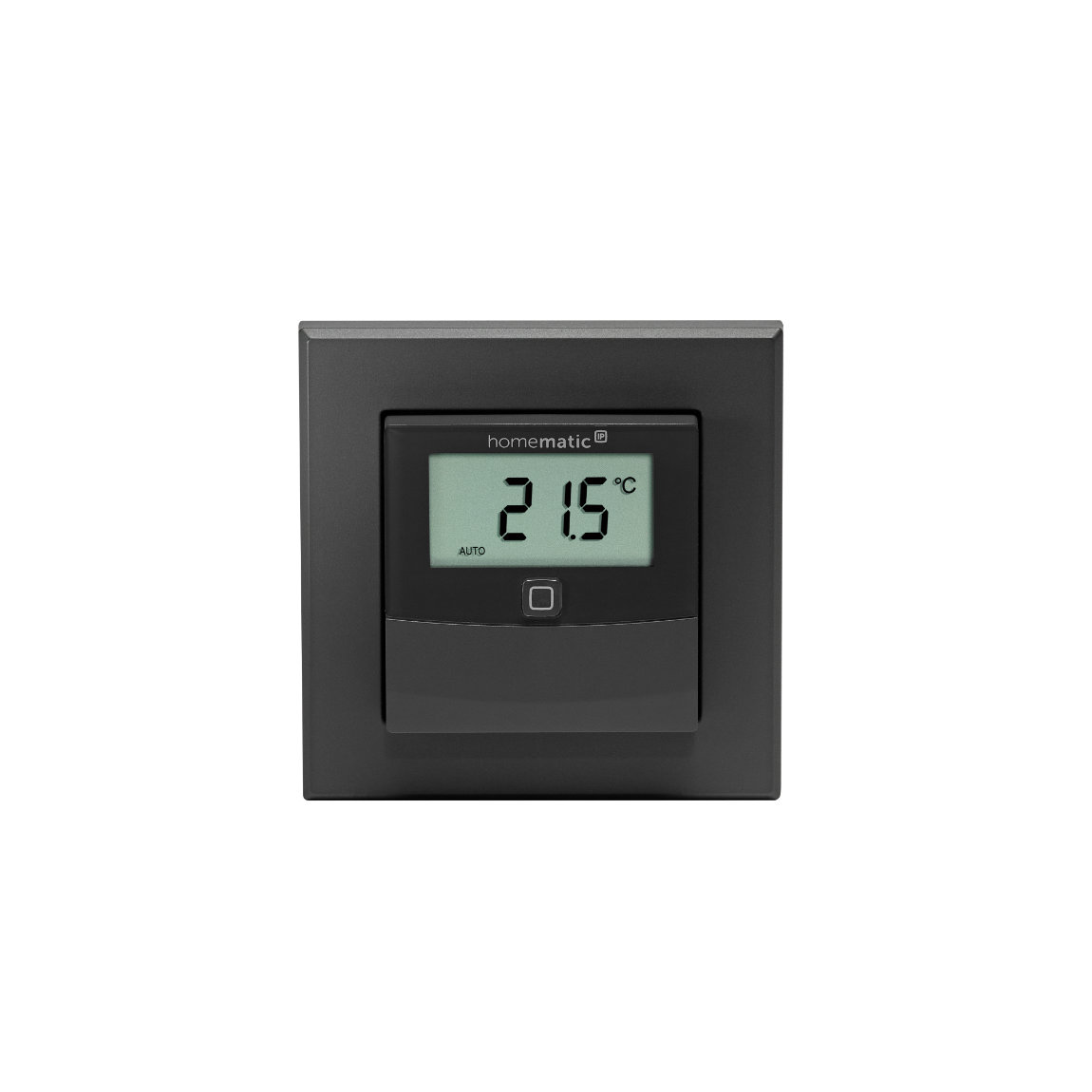 Homematic IP Temperatur- und Luftfeuchtigkeitssensor mit Display – innen - Anthrazit