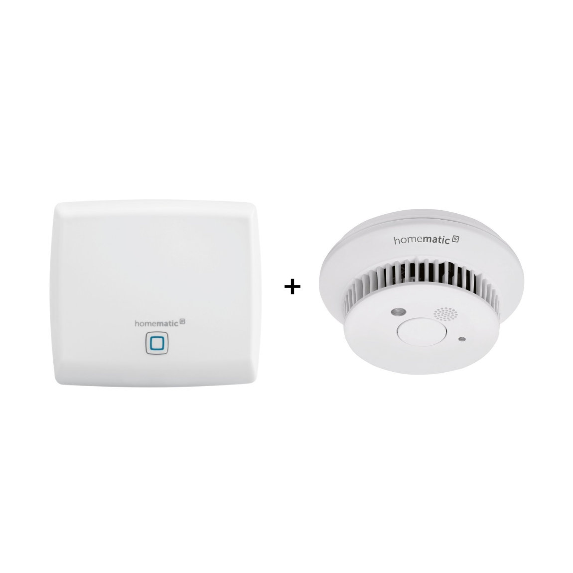 Homematic IP Starter Set Wohnung mit 1 Rauchwarnmelder (V2)