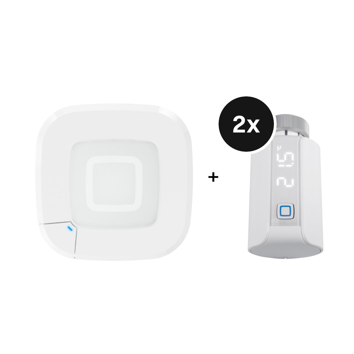 Homematic IP Starter Set Heizen mit 2 Heizkörperthermostaten Evo - mit Access Point 2