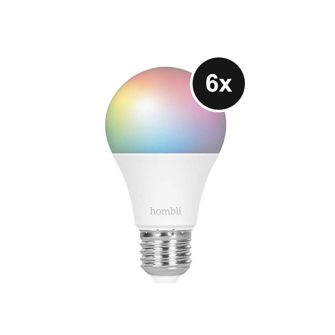 Hombli Smart Bulb E27 Color-Lampe - 6er-Set