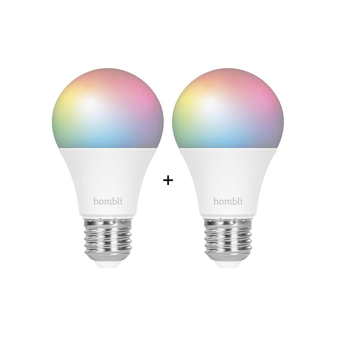 Hombli Smart Bulb E27 Color-Lampe - 2er-Set