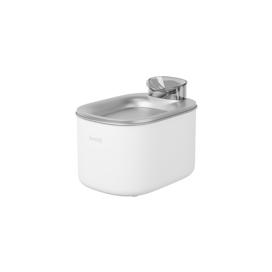 Hombli Smarter Wasserbrunnen für Haustiere - mit 3,5l Kapazität - Weiß