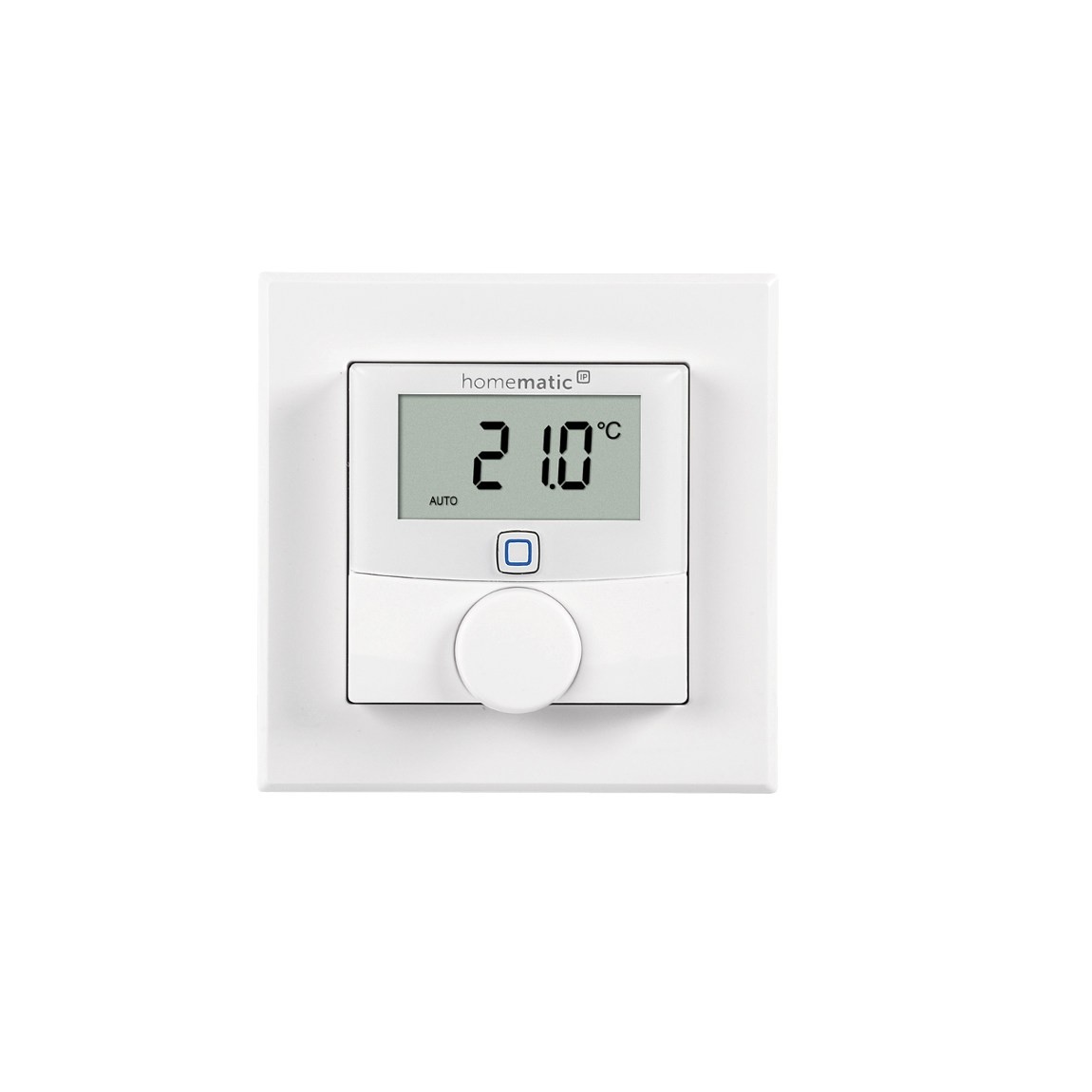 Homematic IP Wandthermostat mit Schaltausgang – für Markenschalter, 24V - Weiß