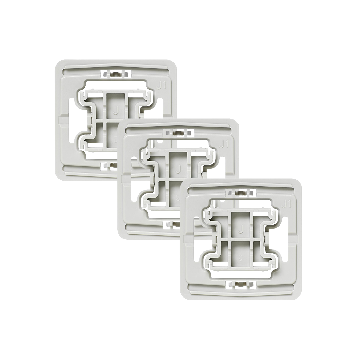 Homematic Jung J1 Adapter - 3er Set - Weiß