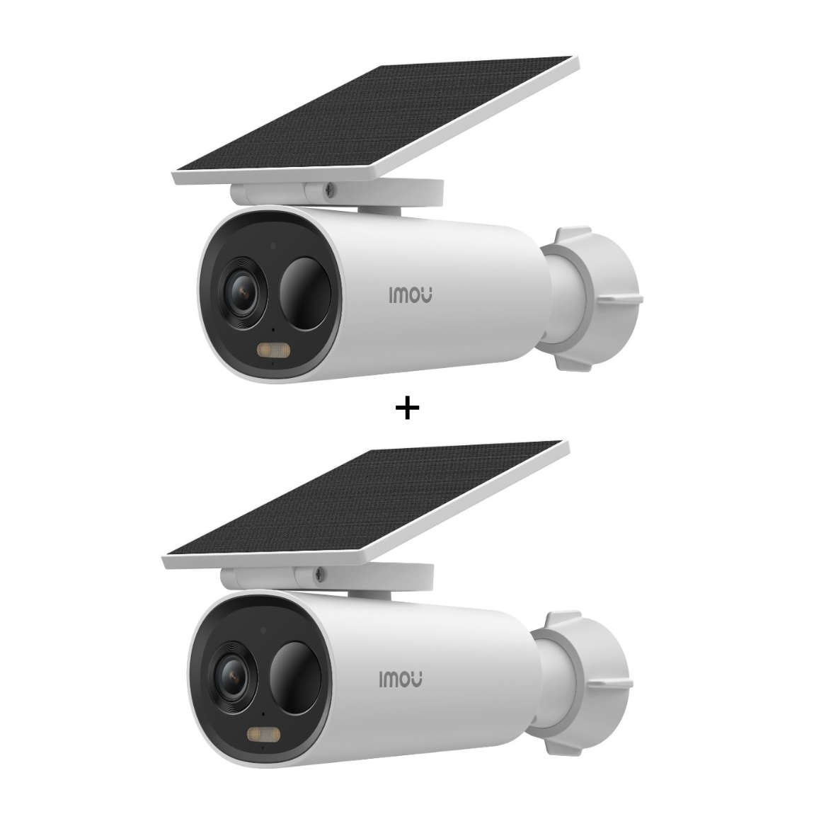 Imou Cell 3C All in One - 2K WLAN-Akku-Außenkamera mit integriertem Solarpanel - 2er-Set