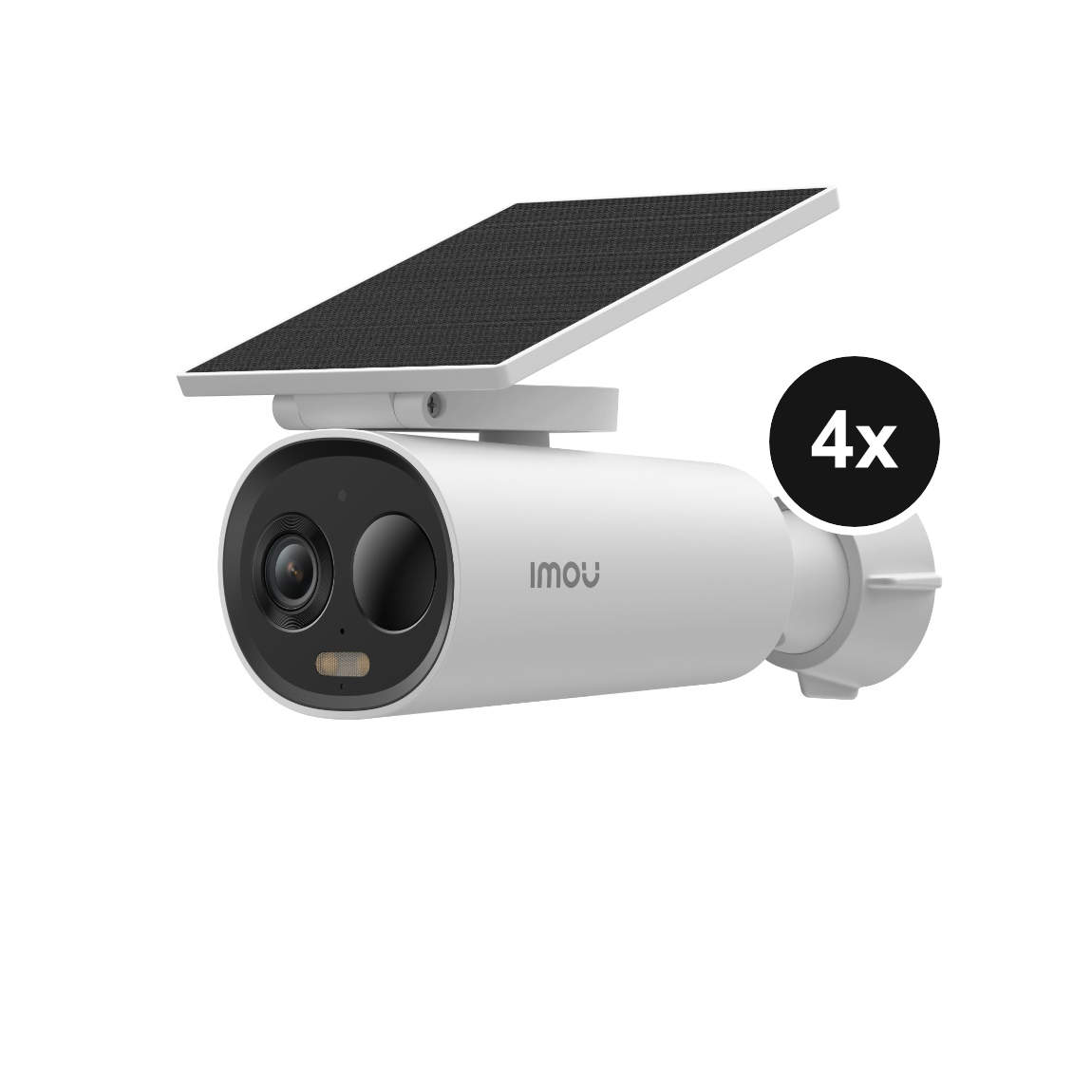 Imou Cell 3C All in One - 2K WLAN-Akku-Außenkamera mit integriertem Solarpanel - 4er-Set