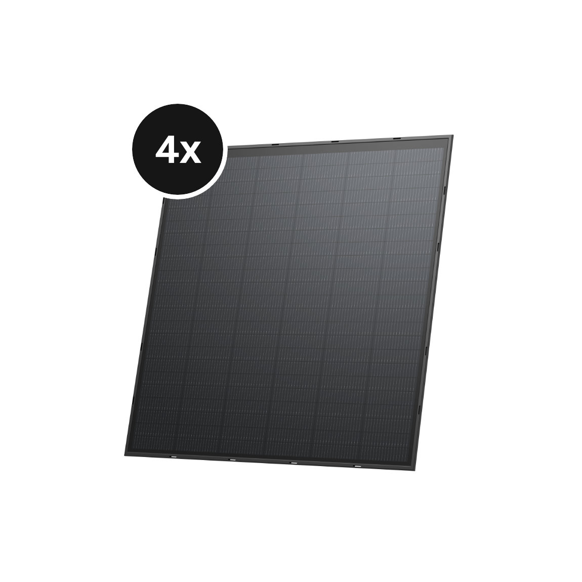 EcoFlow Rigid Solar Panel (4x 250W) - Schwarz