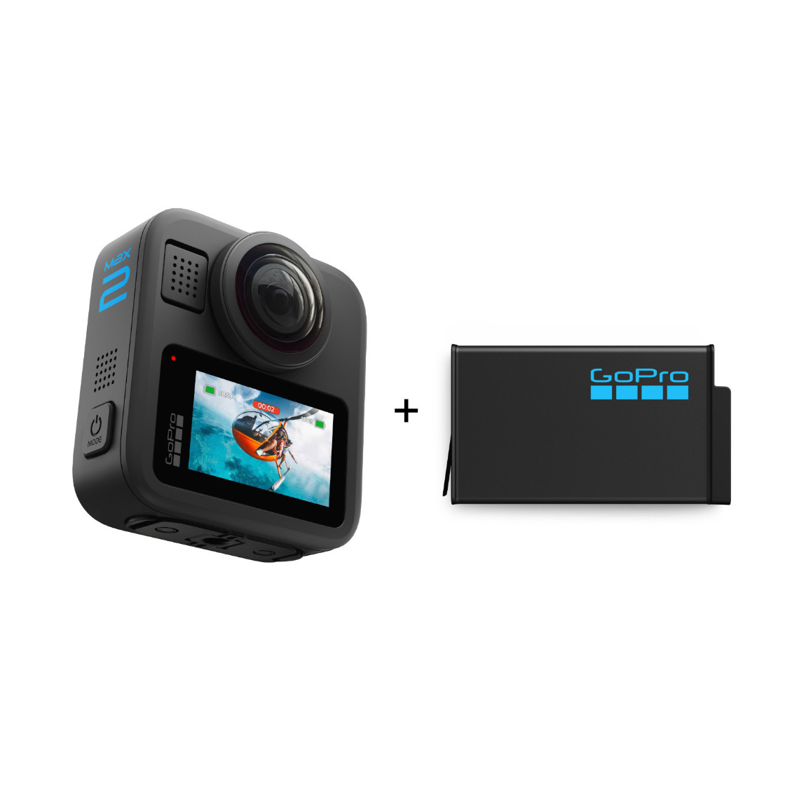 GoPro MAX 2 - Actionkamera mit 8K + Enduro-Akku