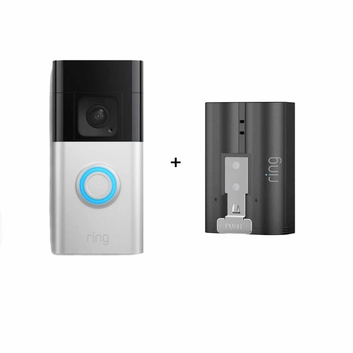 Ring Battery Video Doorbell Plus + Quick Release Battery