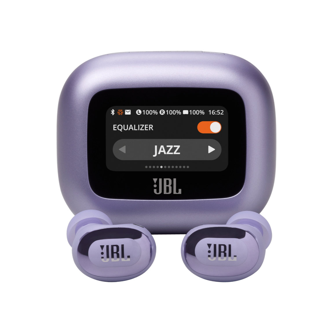 JBL Live Buds 3 - Kabelloser In-Ear Noise Cancelling Kopfhörer mit Smart Charging Case - Lila