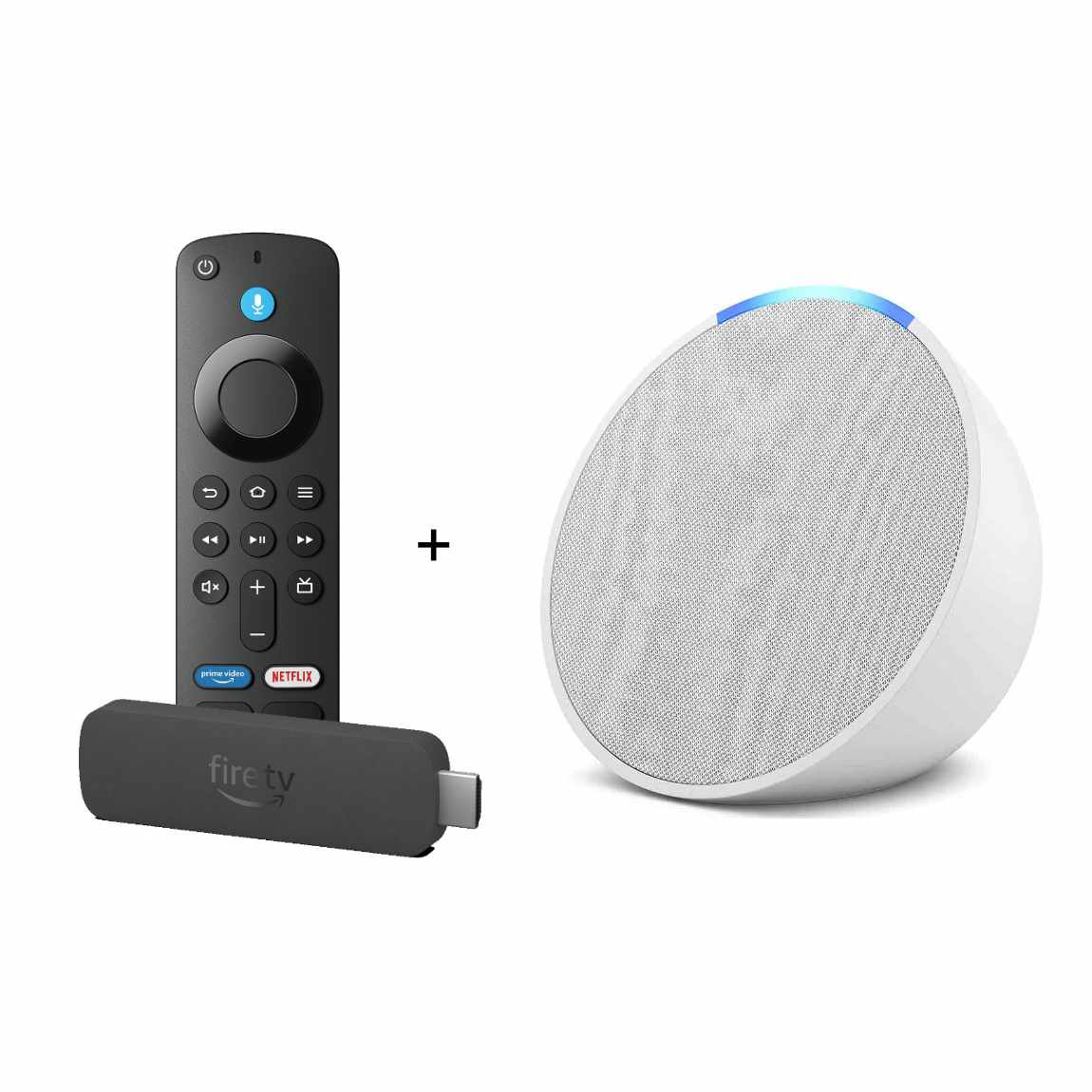 Amazon Fire TV Stick 4K Plus - Neueste Generation + Echo Pop