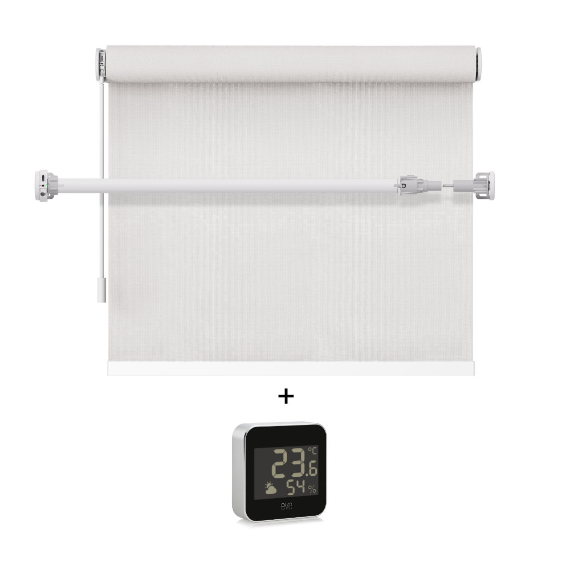 Eve Motionblinds Upgrade Kit für Rollos (Matter) - Motor für kleine Rohrdurchmesser - Weiß