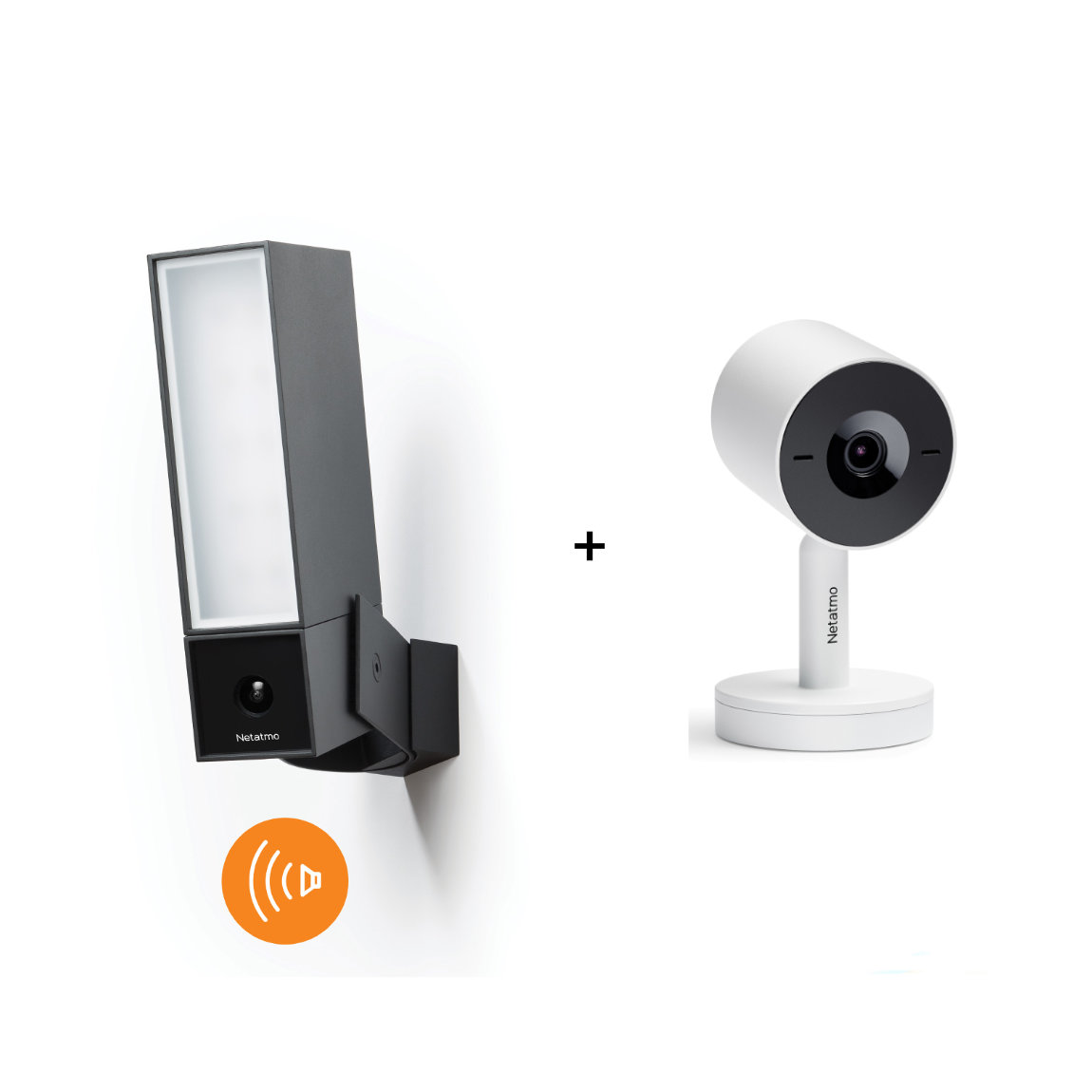 Netatmo Kamera-Set - Smarte Außenkamera mit Alarmsirene + Indoor Camera Advance